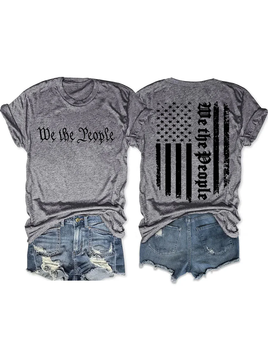1776 We The People Casual T-shirt